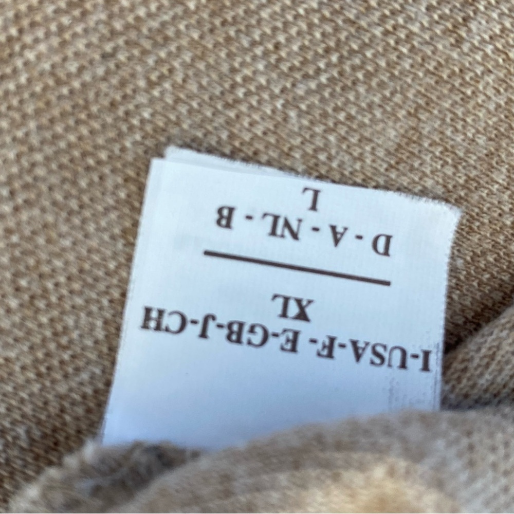 Brunello Cucinelli Beige Long Sleeve Polo Shirt - Picture 9 of 14